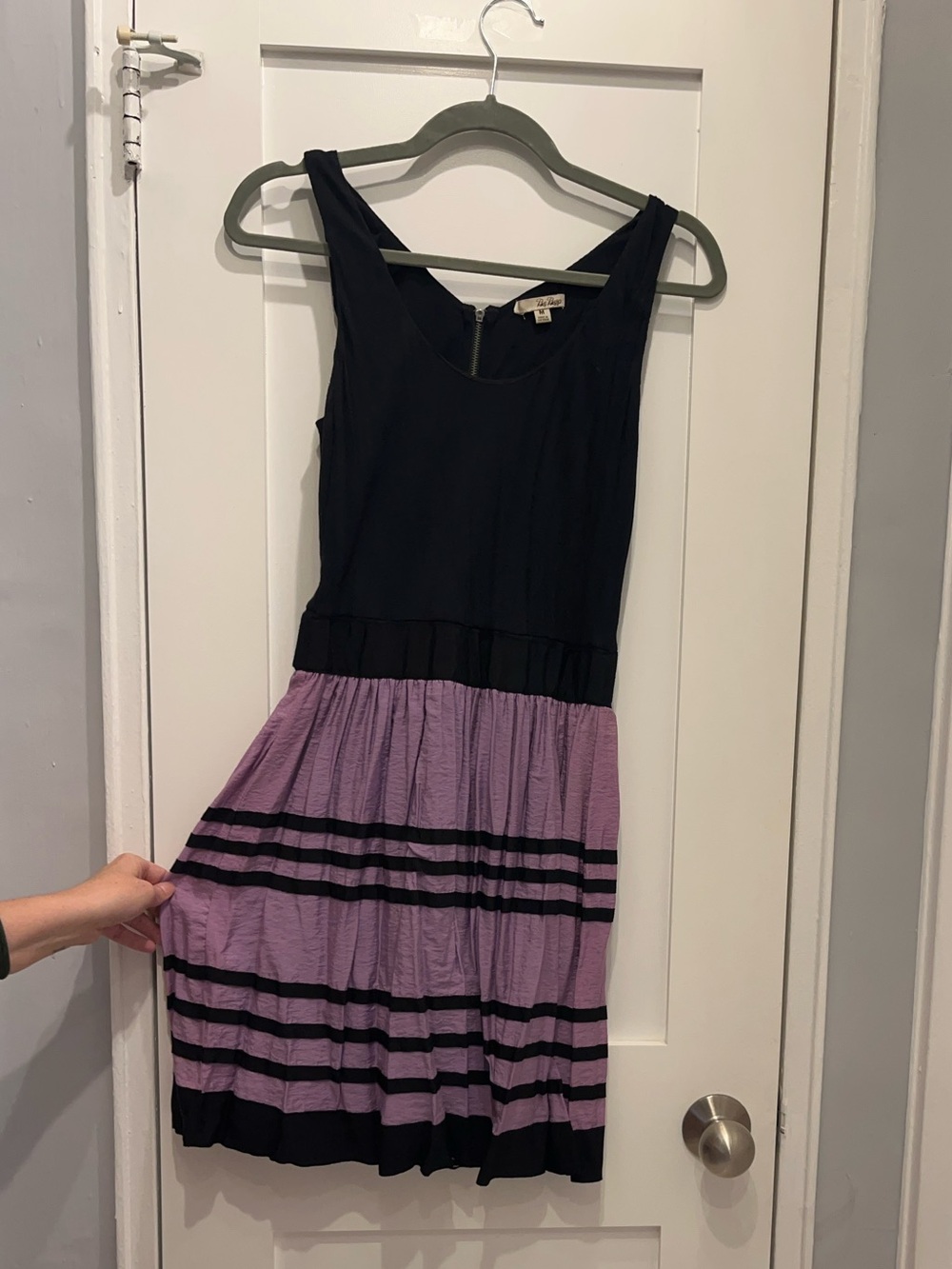 BeBop black and lavendar Dress size M